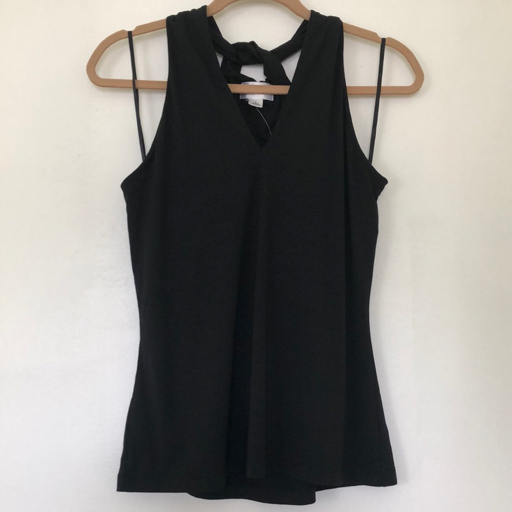 Ann Taylor Loft Black Halter Top